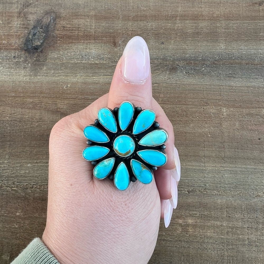 Annie Spencer adjustable Kingman Ring